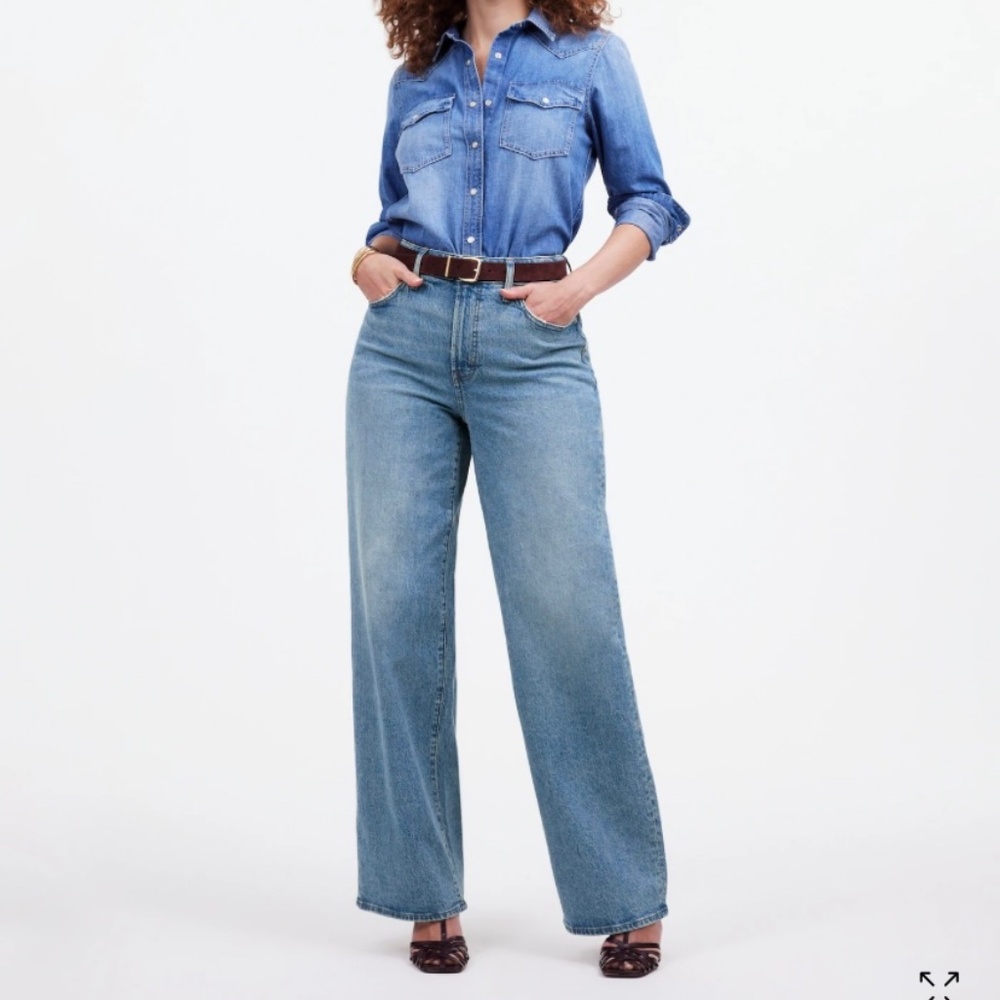 Madewell curvy perfect vintage wide-leg jean size 24
